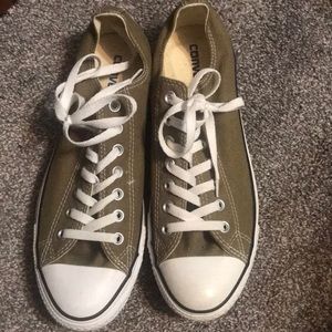 Brand new olive green converse. No box.